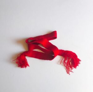 Cinto Rojo para la Cabeza faja ceremonial